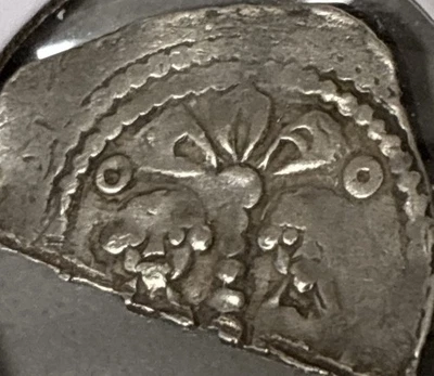 Moneda Medieval Plata Martillada Del Reino Desconocido 1200-1400AD Foto 1 de 3