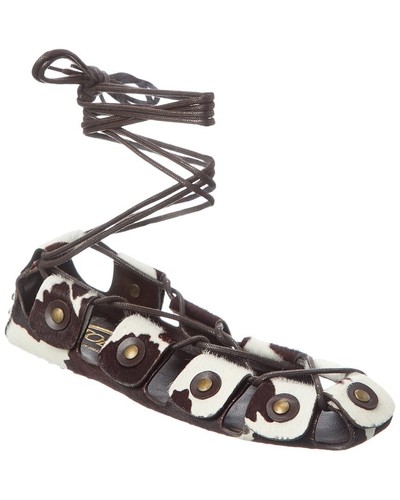 TOD’S Sandalo donna al vitello con logo Tod's