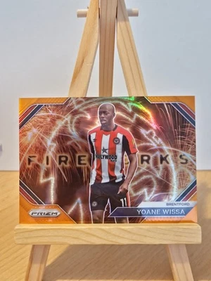 2023-24 Panini Prizm Premier League Yoane Wissa Fireworks /25 - Image 1 of 2