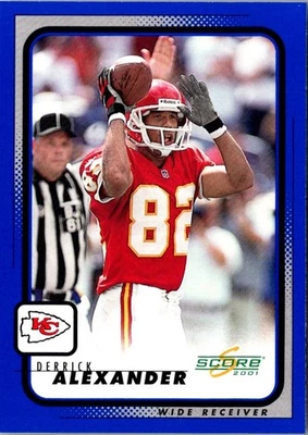 2001 Score Derrick Alexander #97 Kansas City Chiefs Football Card - Image 1 of 2