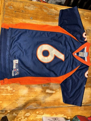 Camiseta deportiva de fútbol americano Reebok juvenil Denver Broncos #6 Jay Cutler equipo de la NFL talla M Foto 1 de 4