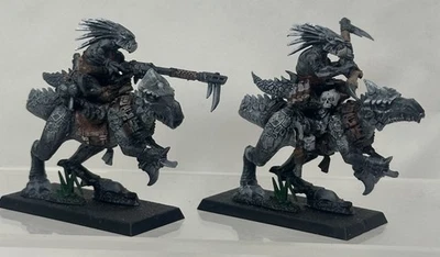 Warhammer 40k Kroot Carnivores Knarloc x2 Tau Empire Kitbashed AOS Aggradon - Bild 1 von 4