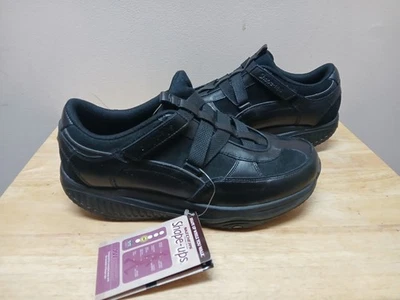 Zapatos deportivos SKECHERS SHAPE UPS HYDROX Z STRAP para mujer 8,5 de cuero negro nuevos con etiquetas Foto 1 de 4