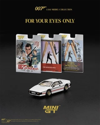 MINI GT 1:64 Esprit Turbo White "For Your Eyes Only"/English Car - Image 1 of 4