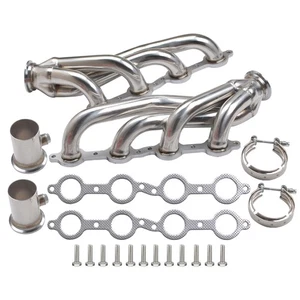 Truck Headers For 60-86 C-10 LS Chevy GMC LS1 LS2 LS3 LS6 LS9 (Conversion Swap ) - Afbeelding 1 van 14