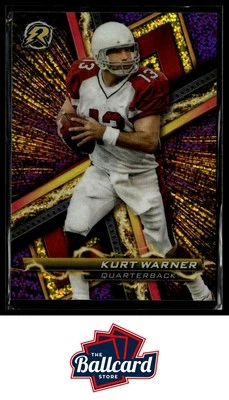 2023 Topps Composite #64 Kurt Warner Resurgence Purple and Yellow Static - Image 1 of 2