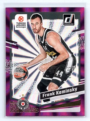 Frank Kaminsky 2023-24 Donruss Turkish EuroLeague #111 Purple Laser #/99 - Image 1 of 2