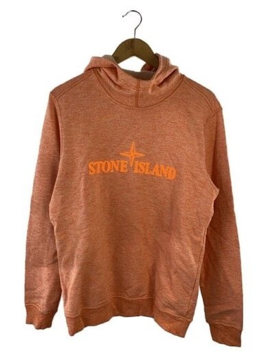 STONE ISLAND felpa con cappuccio L Arancione