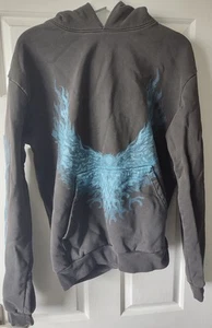 Basketcase Gallery Moltres Graphic Cotton Hoodie Hooded Top Medium 42-44" BNWOT - Picture 1 of 11