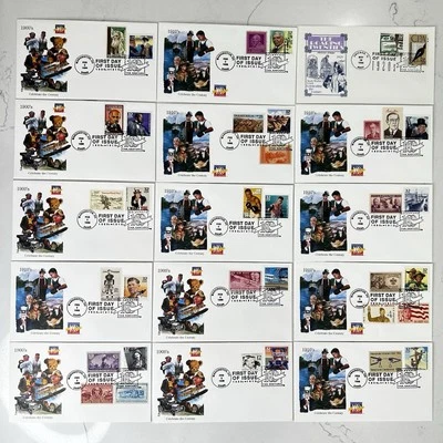 15 First Day of Issue Postal Covers Historic FDC 1996-98 Culture Lot #28 - Image 1 of 4