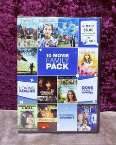 10 Movie Family Pack DVDs Brand New Factory Sealed Thicker Than Water & More - Picture 1 of 3