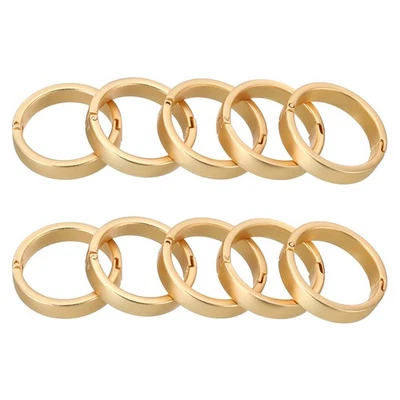 Anillos de encuadernación de 25 mm/1 pulgada, 10 piezas anillos de papel anillos de libro anillos de encuadernación de hojas sueltas Foto 1 de 4