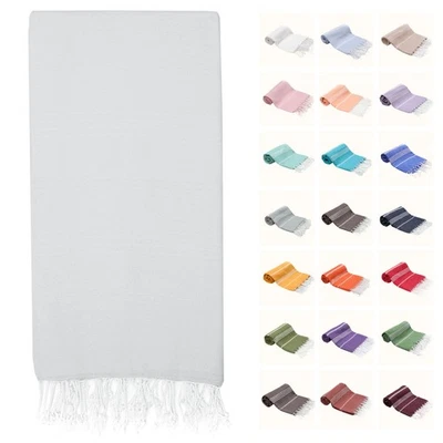 Toalla de playa turca de gran tamaño 72x40" 100 % algodón secado rápido sin arena Foto 1 de 4