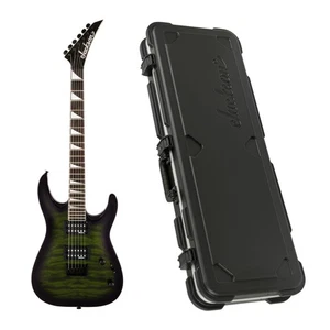 Jackson JS Series Dinky Arch Top Chitarra (trasparente Green Burst) con custodia - Foto 1 di 11