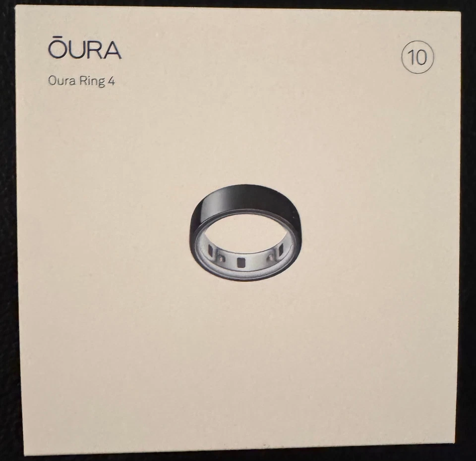 Brand New OURA Ring Gen 4 Black Size 10 - Image 1 of 1