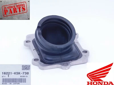 HONDA CR250 CR 250 ENGINE CARBURETOR INTAKE REED CAGE BOOT 2003-07 16221-KSK-730 - Image 1 of 4