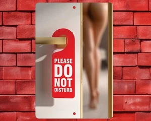 Sexy Please Do Not Disturb Novelty Aluminum Wall Decor, 8X12 Sign - Picture 1 of 4
