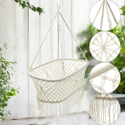 Hamaca para bebé Cuna Columpio Cama Recién Nacido Colgante Cesta Tejida para Bebé Foto 1 de 4