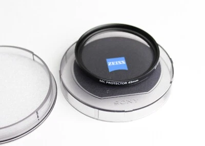 SONY 49mm MC Protector  Filter Clear Protector Filter VF-49MPAM  Carl Zeiss T* - Image 1 of 4