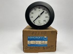 Ashcroft Duragauge Pressure Gauge 45-1379R-160# NEW OLD STOCK - Picture 1 of 5
