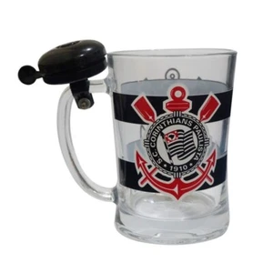 CANECÃO DE VIDRO 650ML COM CAMPAINHA - Corinthians - Picture 1 of 2