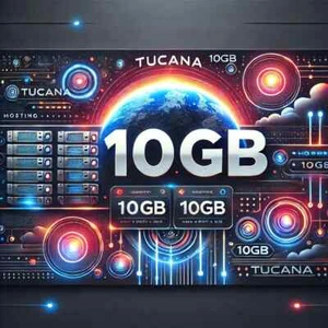 10GB hosting for website, app, dedicated email Tucana monthly plan - Picture 1 of 7