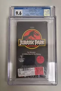 Jurassic Park VHS SEALED | CGC 9.6 | MCA Universal 1994 | WM | First Print - Picture 1 of 2