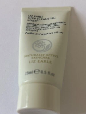 Liz Earle Deep Cleansing Mask 15ml Travel Size New oily combination skin - Image 1 of 2