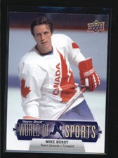 MIKE BOSSY 2011 UPPER DECK WORLD OF SPORTS #359 AF5618