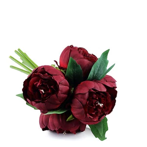 10" Silk Artificial Peony Flowers Wedding Centerpieces Arrangements Bouquets - Picture 1 of 60
