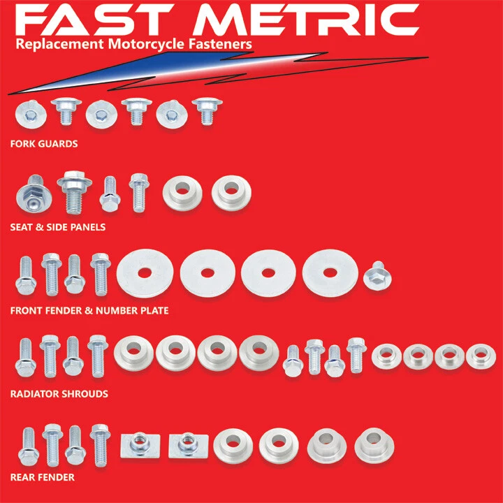 Kits de pernos de plástico y carrocería CR 250 2000-2007 - CADA sujetador que necesitas - GARANTIZADO Foto 1 de 1