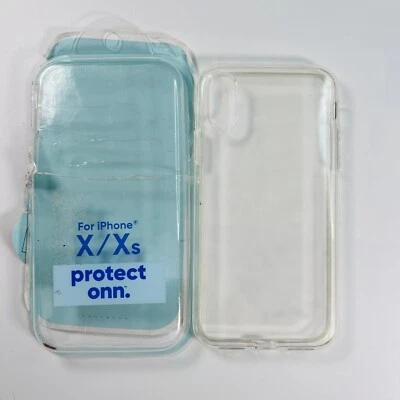 Funda Protect Onn Celular Transparente para iPhone X/Xs Foto 1 de 2
