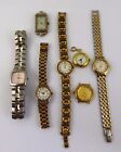  Group lot of Quartz Watch Movements Parts Steampunk Untested