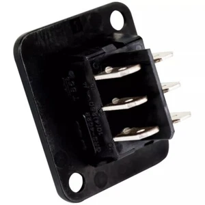 EHRRSLB Interruttore a bilanciere curvo I/O DPDT nero con - Foto 1 di 2