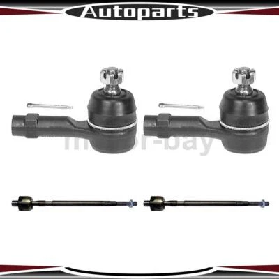 Конец внутреннего внешнего анкерного стержня 4 шт подходит для Mitsubishi Mirage 2000 2001 2002 1993 1994 годов выпуска - Изображение 1 из 3