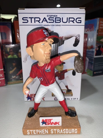 Stephen Strasburg 2017 Syracuse Chiefs Bobble Head NIB Generation Series Cover