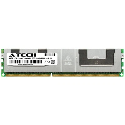 64GB PC3-12800L LRDIMM Server Memory RAM Equivalent to Samsung M386B8G70DE0-CK03 - Image 1 of 4
