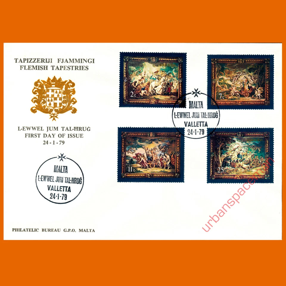 Malta First Day Cover FDC 1979 Flemish Tapestries - Image 1 of 1