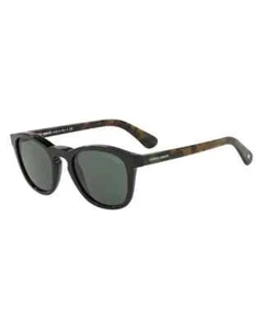 GIORGIO ARMANI AR8112 5017/71 Black & Tortoise Round SUNGLASSES FRAME 50-22-145 - Picture 1 of 4