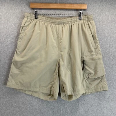 Columbia GRT Beige Cargo Hiking Shorts Nylon Outdoor Summer Casual Mens Large - Image 1 of 4