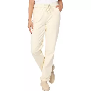 Pantalones de mujer con control talla M imitación cordón cintura con bolsillos INVIERNO BLANCO A627440 - Imagen 1 de 1