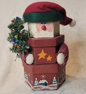 CM Henton Babbo Natale Impilabile 3 Mini Scatole Vacanze Invernali 7" - Foto 1 di 5