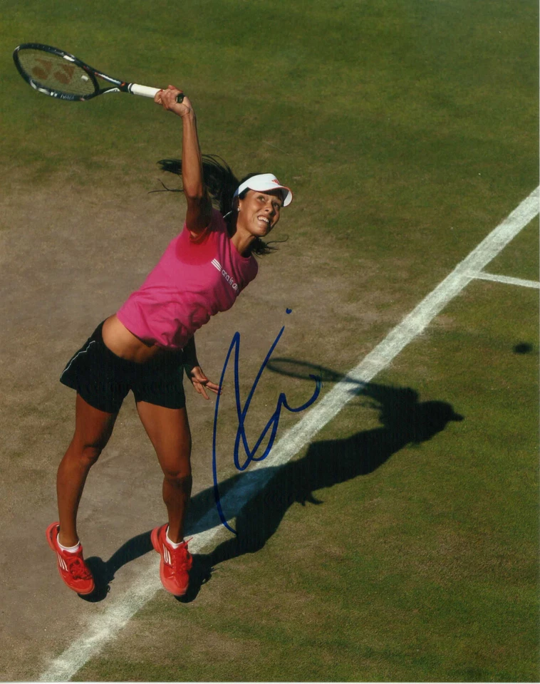 ТЕННИСНАЯ ФОТОГРАФИЯ АНА ИВАНОВИЧ С АВТОГРАФОМ 8 X 10 ДЮЙМОВ С СЕРТИФИКАТОМ ПОДЛИННОСТИ - Изображение 1 из 1