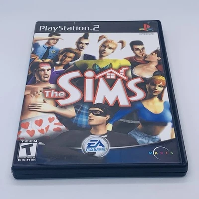 The Sims Sony PS2, 2002 Black Label - Complete with Manual & Reg Card CIB Tested - Image 1 of 4