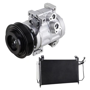 For Mazda CX-7 2009 2010 2011 2012 AC Compressor w/ A/C Condenser & Drier GAP - Picture 1 of 3