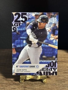 2025 Topps Series 1 - Training Grounds Juan Soto #TG-22 - Picture 1 of 2