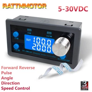 Controlador de controlador de motor paso a paso módulo de control de pulso/velocidad/ángulo hacia adelante/inverso - Imagen 1 de 9