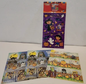 Vintage Sticker Lot Halloween Gibson 1990 Dora Sandylion sealed pkg Lot 2003 - Picture 1 of 13