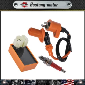 For Gy6 Scooter ATV TaoTao 50cc -150cc Racing Ignition Coil Spark Plug CDI NEW - Picture 1 of 9