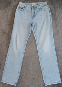 Hush Womens Jeans Size 10 Light Blue Denim Straight 100% Cotton - Picture 1 of 20